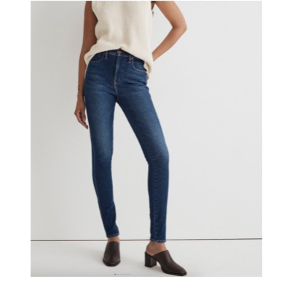 Madewell 10" High-Rise Skinny Jeans Size 25